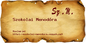 Szokolai Menodóra névjegykártya